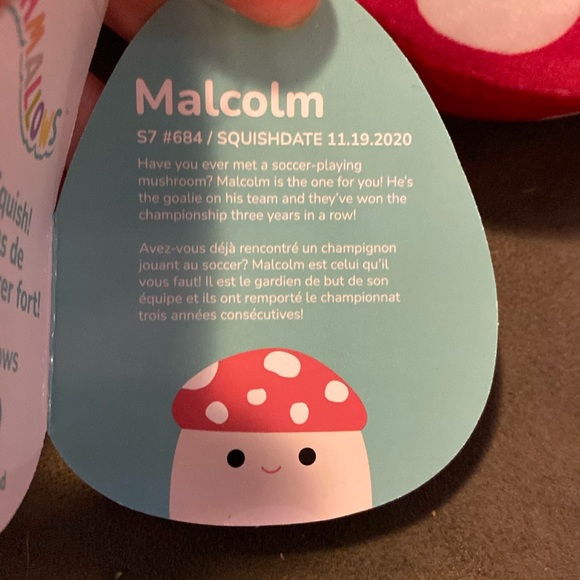 Squishmallows malcolm the mushroom - Picture 5 of 5